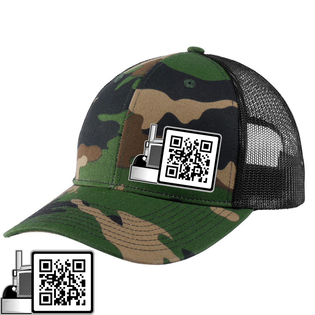 QR Code Hat - Show me Them Titties - Peterbilt - Free Shipping