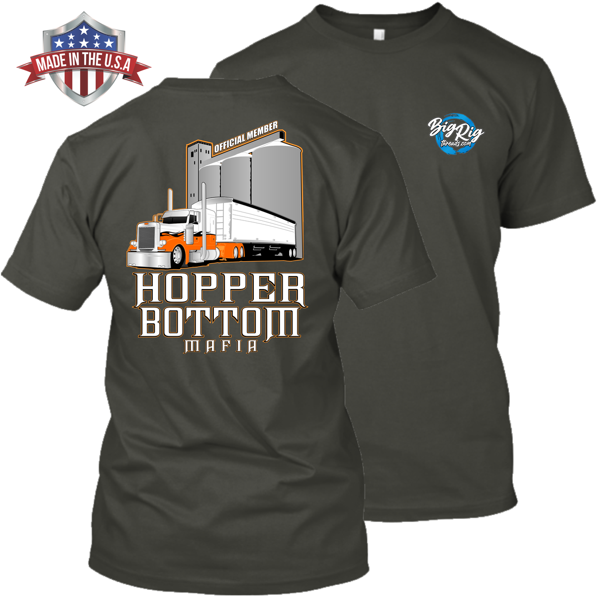 Official Member - Hopper Bottom Mafia - Grain Hauler - Peterbilt