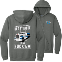 Some People Say I Have a Bad Attitude - Peterbilt Flatbed