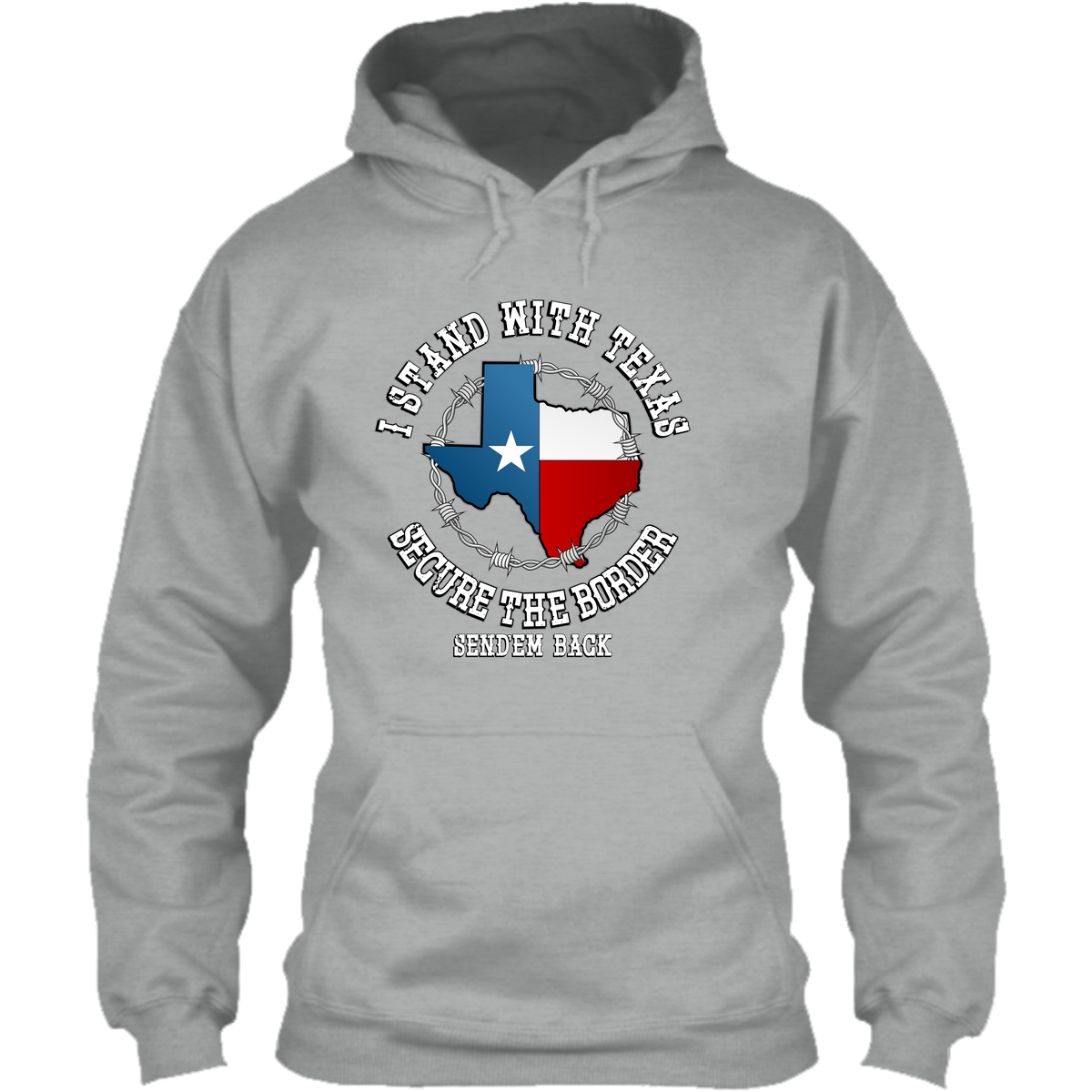 I Stand with Texas - Secure the Border - Front Print