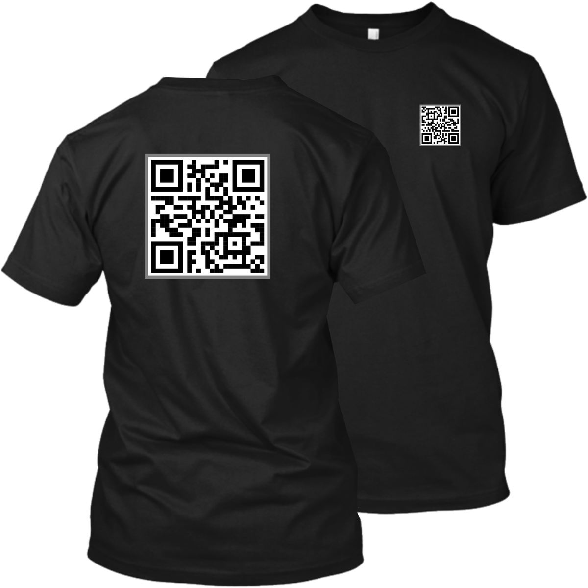 QR Code - Your Text/Image - Apparel