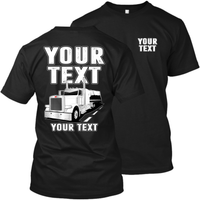 Peterbilt Flatbed - Your Text - Full Truck