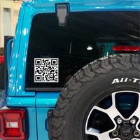 QR Code - Your Text/Text Image Here - Permasticker - Free Shipping