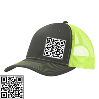 QR Code - Your Text/Image Here - Snapback Hat - Free Shipping