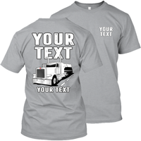 Peterbilt Flatbed - Your Text - Full Truck