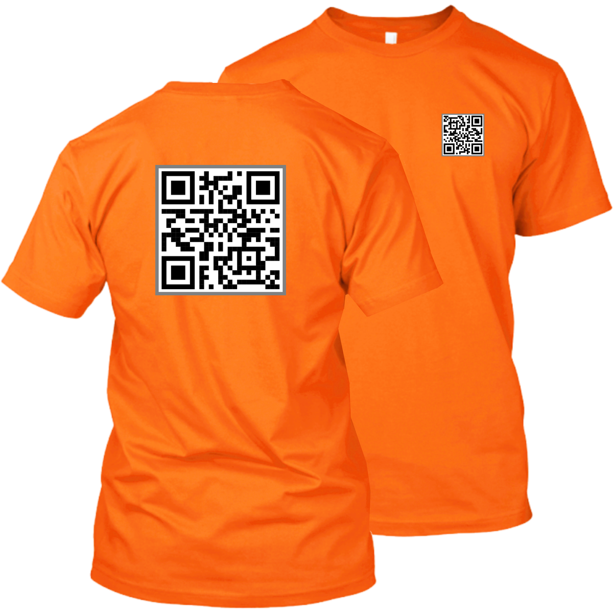 QR Code - Your Text/Image - Apparel