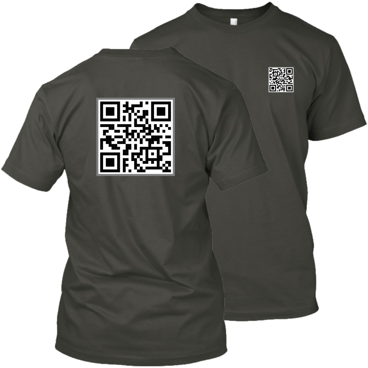 QR Code - Your Text/Image - Apparel