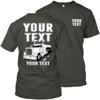 Peterbilt Flatbed - Your Text - Full Truck