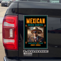 Mexican Drug Cartel Employee of the Year - Biden - PermaSticker - Free Shipping - Installation Video in Description