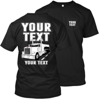 Peterbilt Flatbed - Your Text - Full Truck