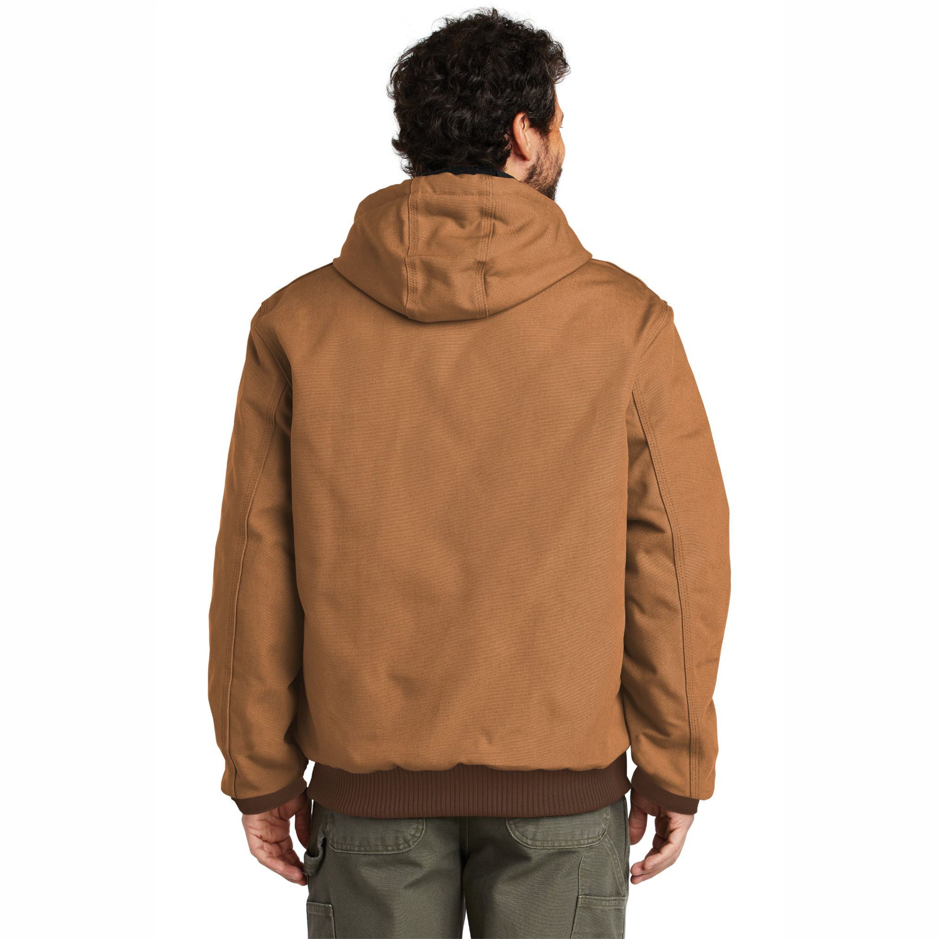 Carhartt ® Quilted-Flannel-Lined Duck Active Jacket - Free