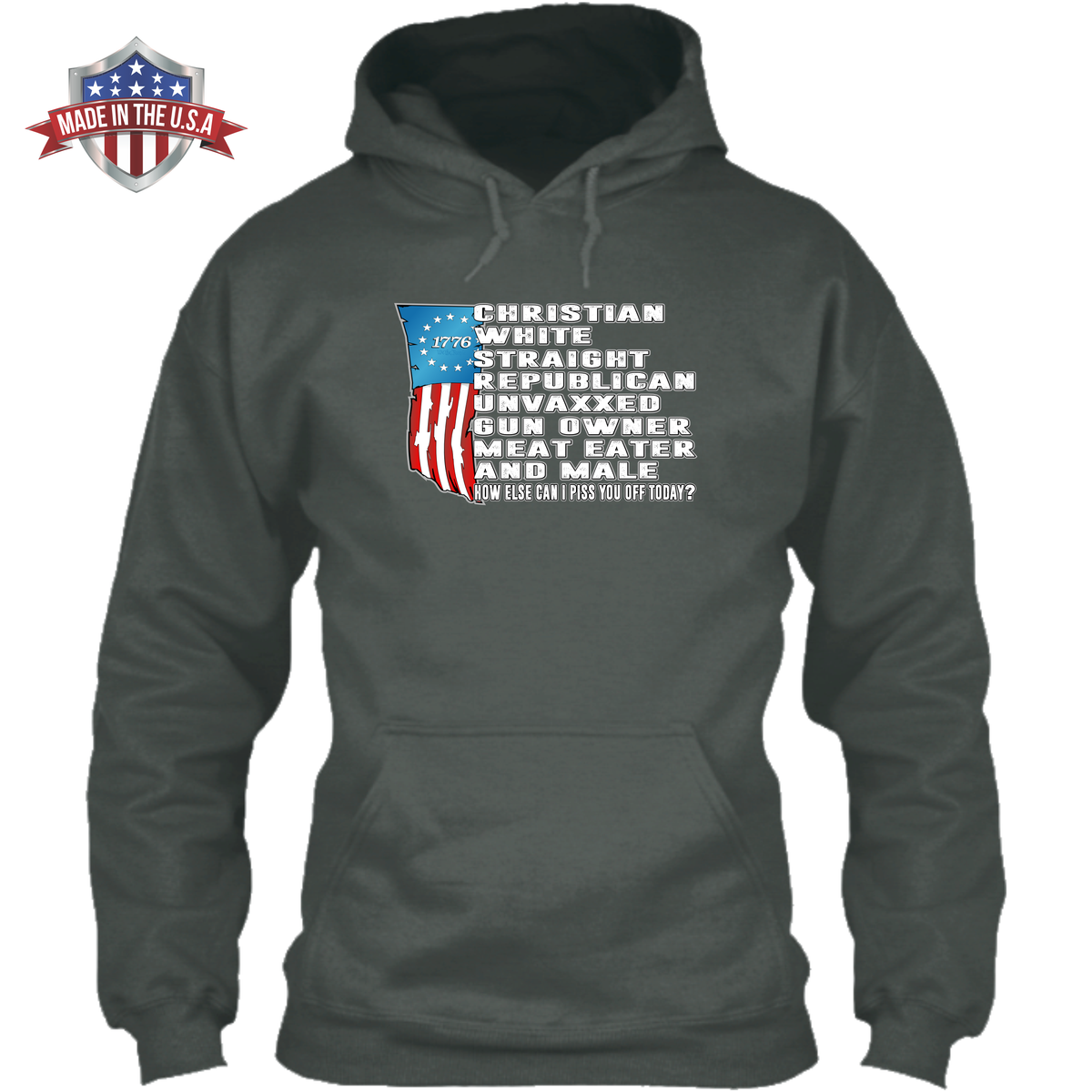 Christian - White - Republican - Made in the USA Apparel