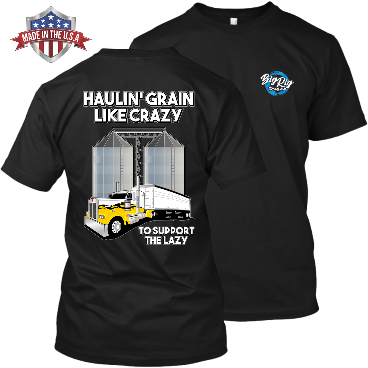 Haulin' Grain - Like Crazy - To Support to the Lazy - Kenworth Grain Hauler