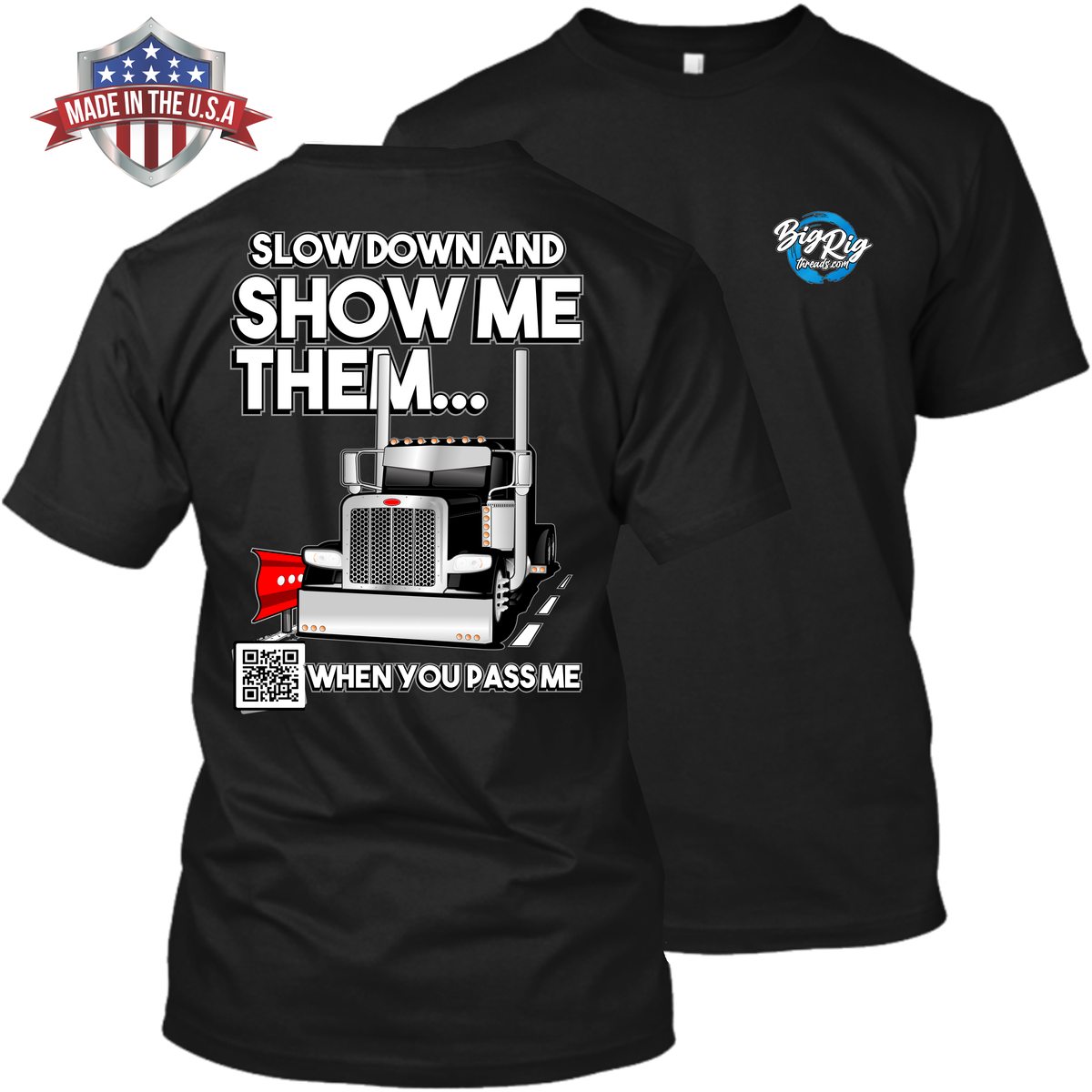 QR Code - Slow Down and Show Me Them - Peterbilt