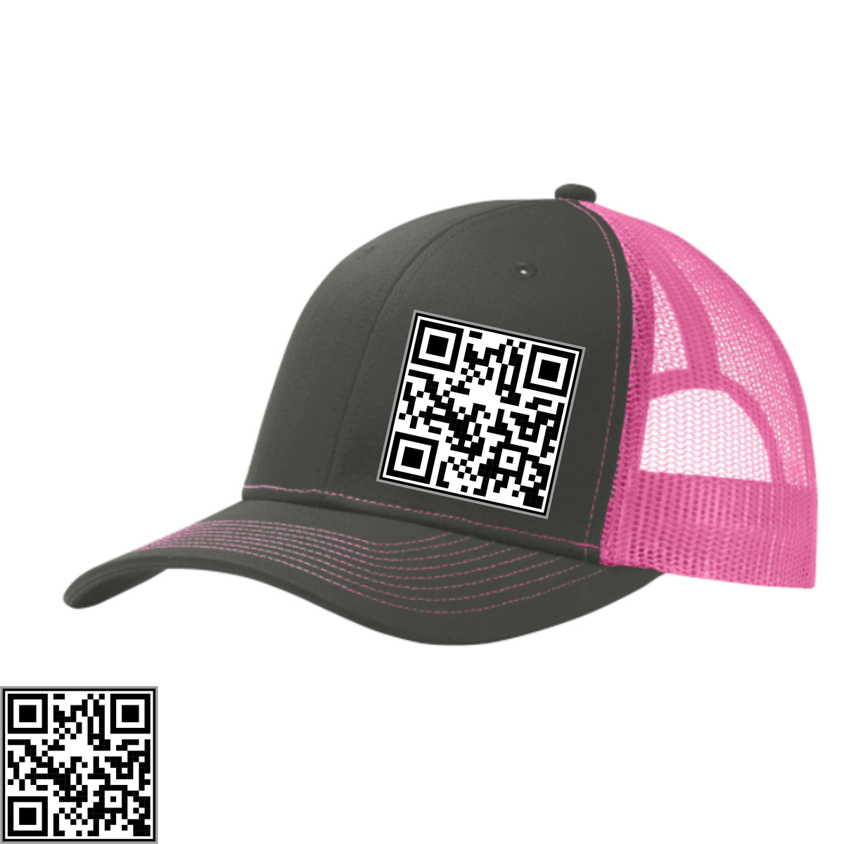 QR Code - Smile If You're Not Wearing Panties - Snapback Hat