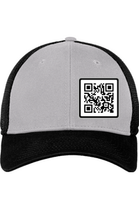 QR Code - Smile if You're Not Wearing Panties - Flex Fit Stretch Hat - Free Shipping