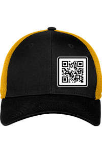 QR Code - Smile if You're Not Wearing Panties - Flex Fit Stretch Hat - Free Shipping