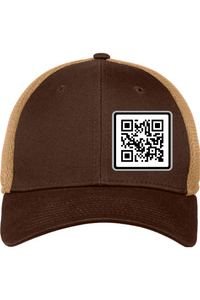 QR Code - Smile if You're Not Wearing Panties - Flex Fit Stretch Hat - Free Shipping