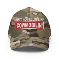 Ain't No Feelin' Like Cowmobilin' - Fitted Hat - Free Shipping