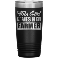 This Girl Loves Her Farmer 20oz Tumbler Free Shipping