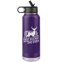 The Best Buckin' Dad Ever - 32oz Insulated ater Bottle - Free Shipping